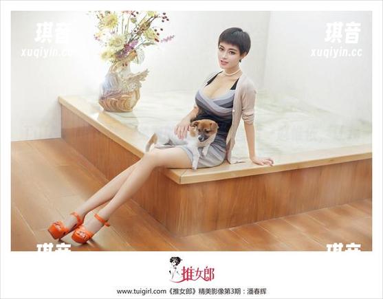 TuiGirl推女郎 - 免费的“黑色”套图—赵惟依，让我开始思考人生中黑色的意义了！