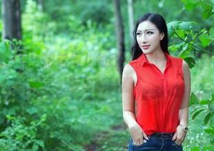 推女郎 – 试想一下，把松果儿的红裙照片保存在网盘，是种多么奢华的待遇。