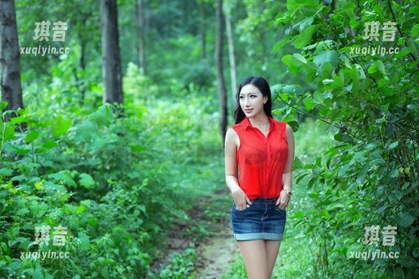 推女郎 - 试想一下，把松果儿的红裙照片保存在网盘，是种多么奢华的待遇。