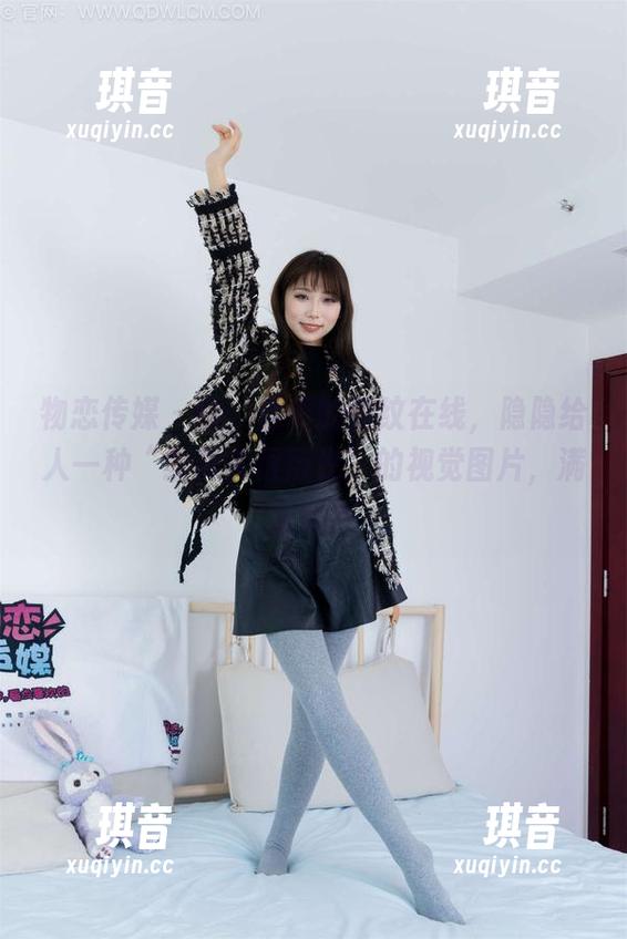 物恋传媒 - 咦，佳琪的豹纹在线，隐隐给人一种“我其实很叛逆”的视觉图片，满足吗？