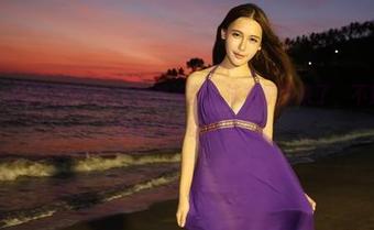 美媛馆 – 唐琪儿Beauty的游泳梦，泳衣原图来了，不过你敢想象背后的故事吗？
